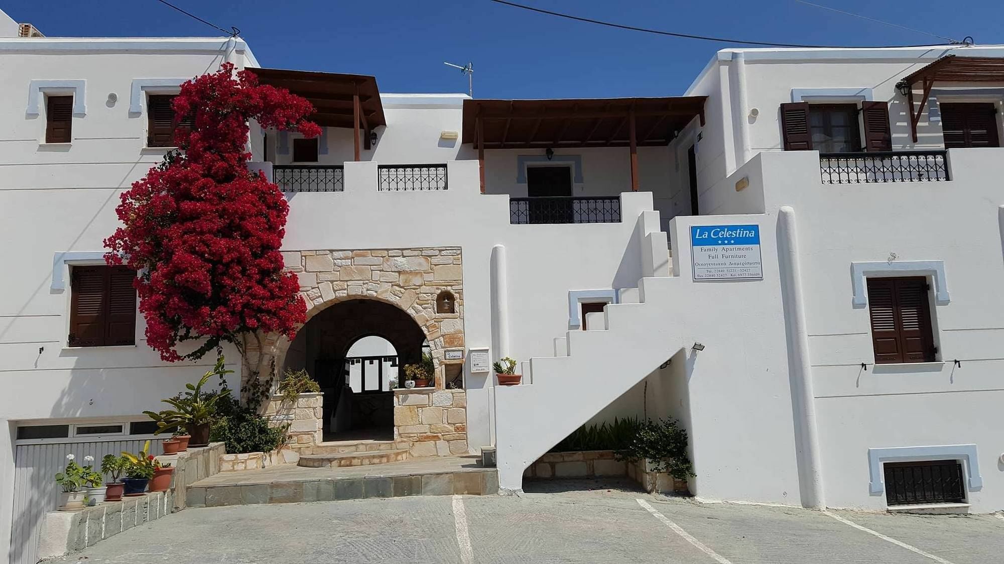 La Celestina Apartments Naousa  Luaran gambar