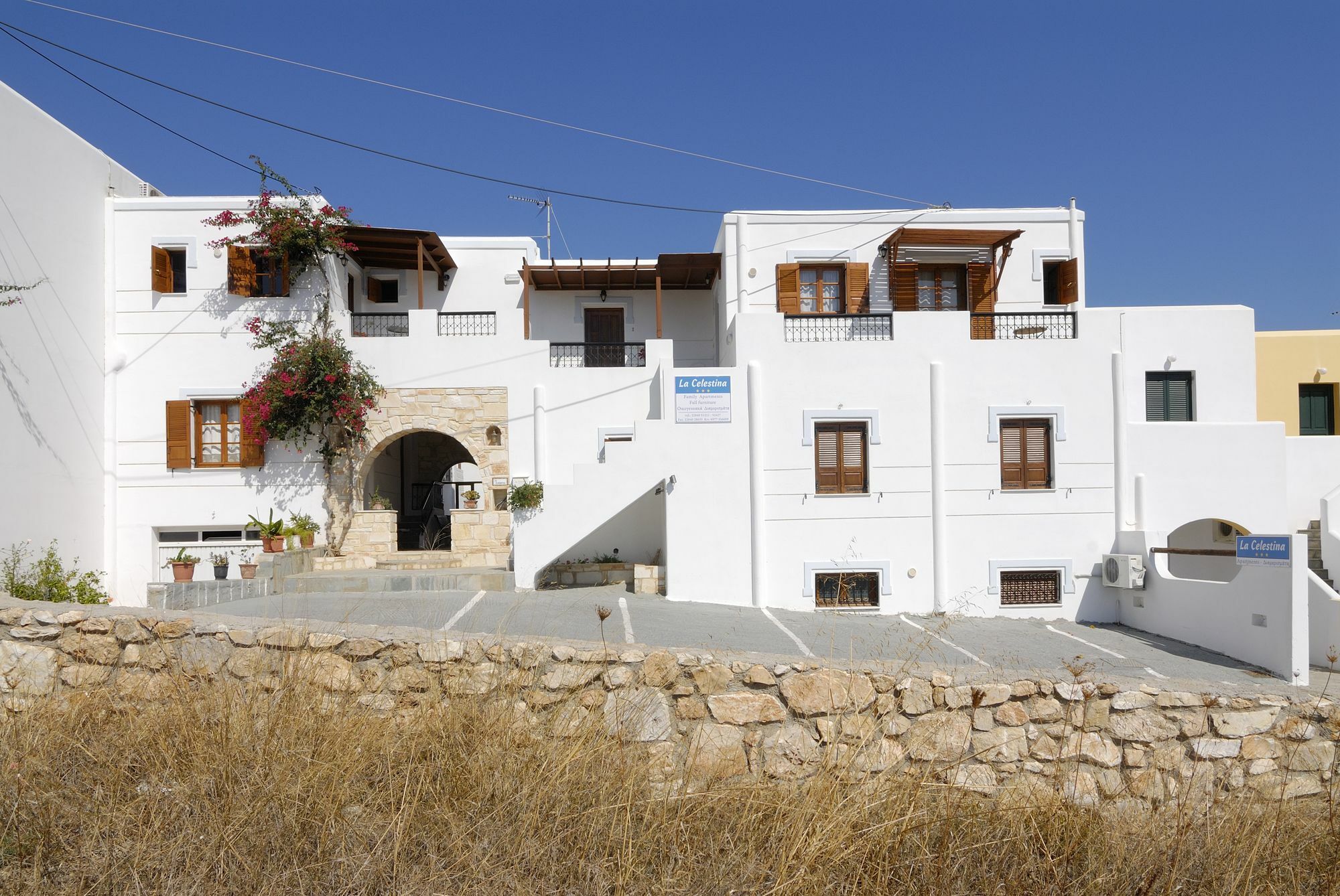 La Celestina Apartments Naousa  Luaran gambar